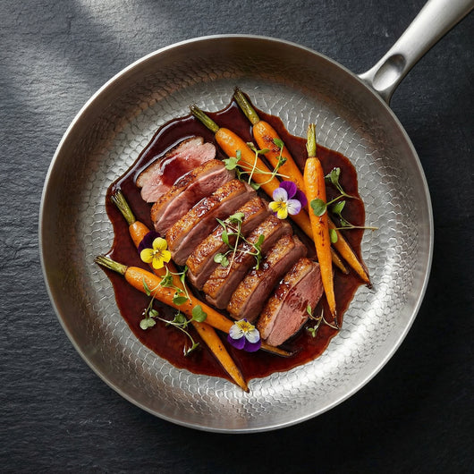 Cooking in high-wall titanium pan – stir fry in pure titanium cookware – Longwell & Co