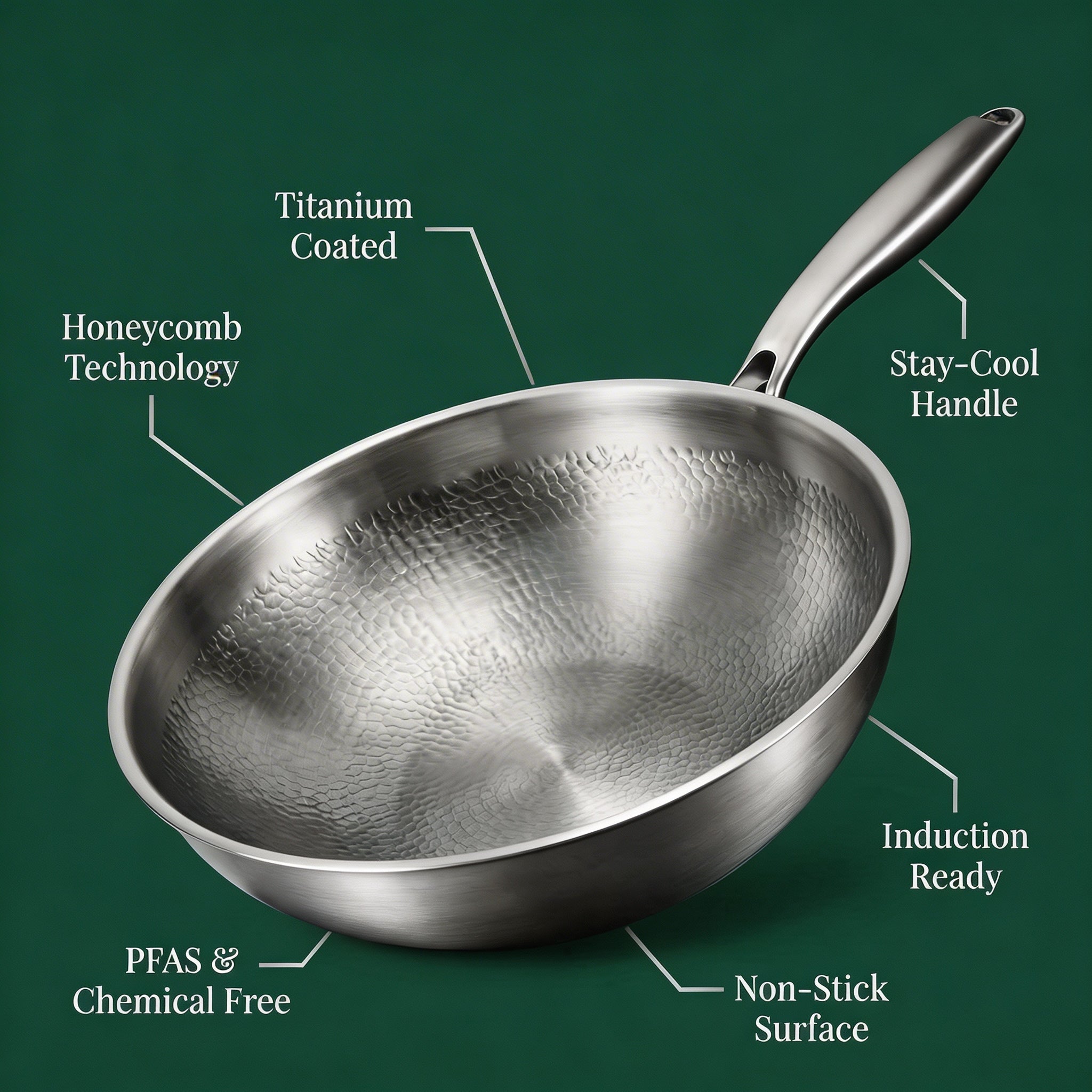 Titanium wok pan advantages – PFAS-free high-heat cookware – Longwell & Co