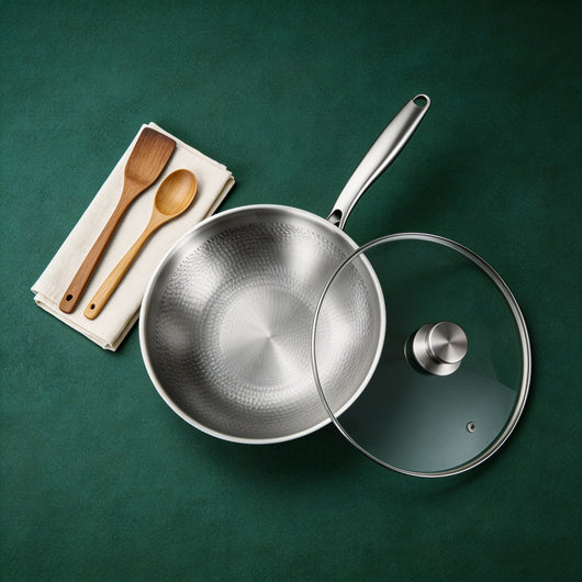 Longwell & Co titanium wok pan set – PFAS-free high-heat cookware
