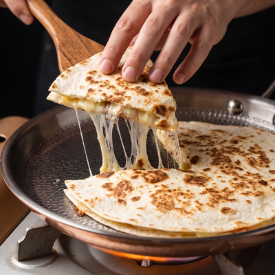 Hand-Hammered Titanium Crêpe Pan 11"