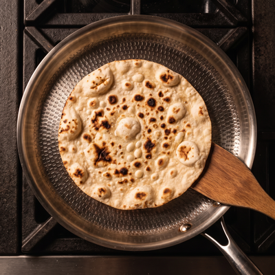 Hand-Hammered Titanium Crêpe Pan 11"