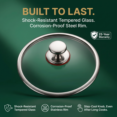 Premium Tempered Glass Lid