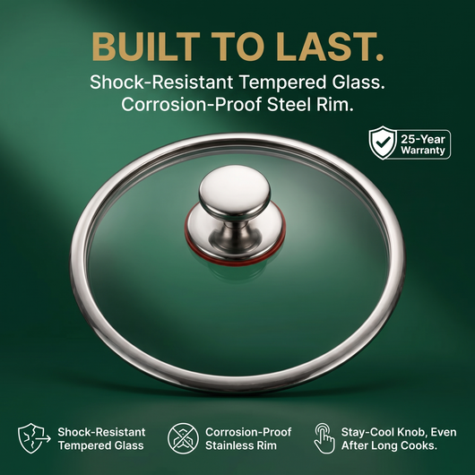 Premium Tempered Glass Lid