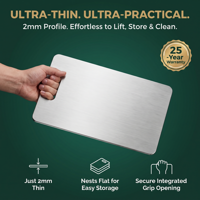 Ultra Thin Stainless Steel Cutting Boards – PFAS Free