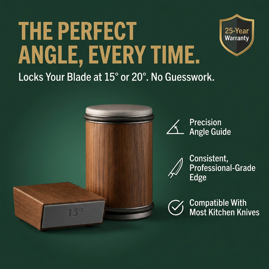 Knife Sharpening Angle Guide Set | 15°/20° Precision Sharpener