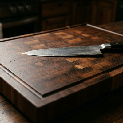 Solid Walnut Cutting Board - PFAS Free
