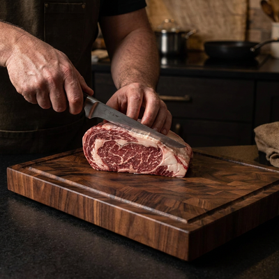 Solid Walnut Cutting Board - PFAS Free