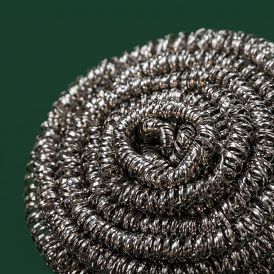 Titanium Pan Scrubbers | Rust-Proof Cleaning Coils (Set of 3)