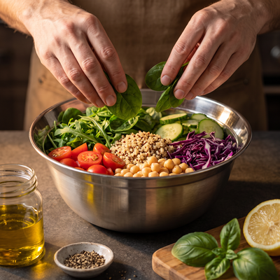 PFAS-Free Stainless Steel Mixing Bowls | Stackable Kitchen Bowl Set