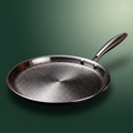 Hand-Hammered Titanium Crêpe Pan 11"