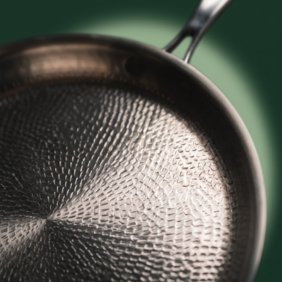 Hand-Hammered Titanium Crêpe Pan 11"