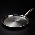 Hand-Hammered Titanium Crêpe Pan 11"